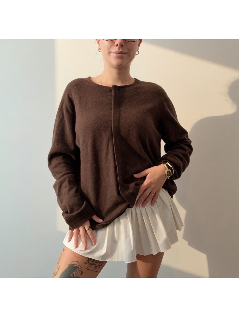 Vintage Jaeger Brown Cashmere Sweater